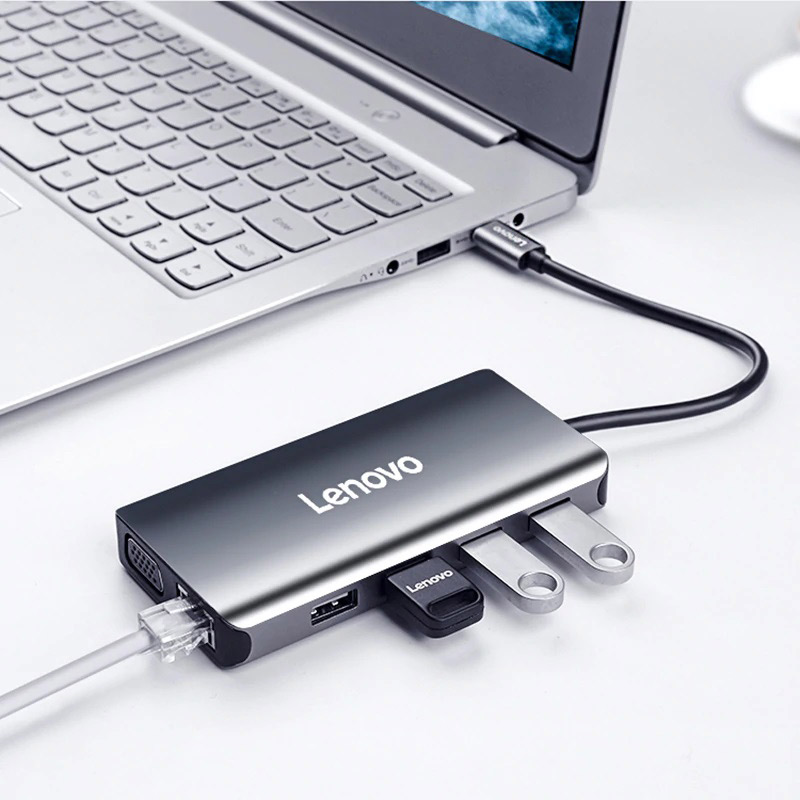 هاب 8 پورت USB3.0 لنوو LX0808
