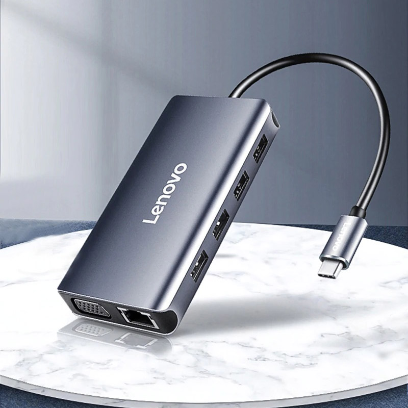 هاب 8 پورت USB3.0 لنوو LX0808