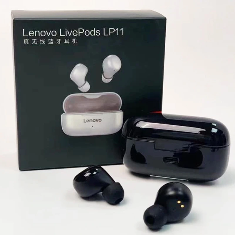 هندزفری بلوتوث دو تایی Lenovo Live Pods LP11