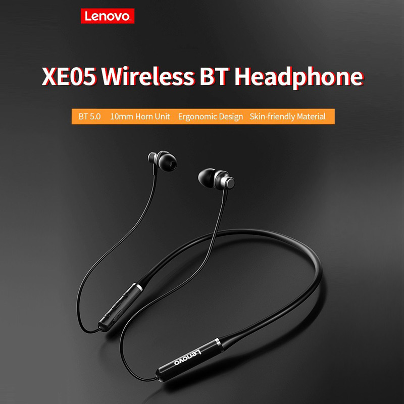 هندزفری بلوتوث دورگردنی Lenovo XE05