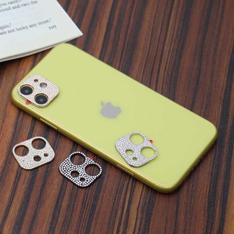 محافظ لنز نگین دار iPhone 11/12 Mini
