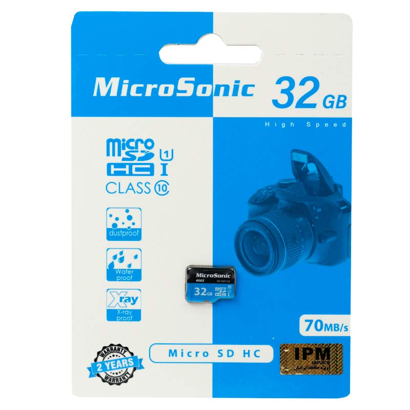 رم میکرو 32 گیگ میکروسونیک MicroSonic U1 C10 70MB/s