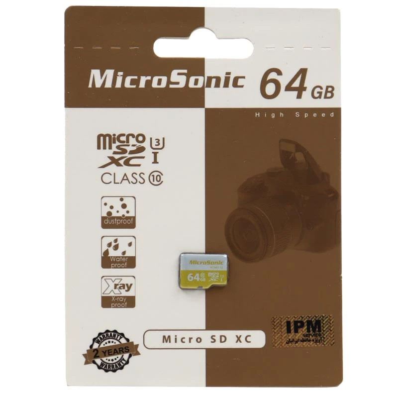 رم میکرو 64 گیگ میکروسونیک MicroSonic U3 C10 90MB/s