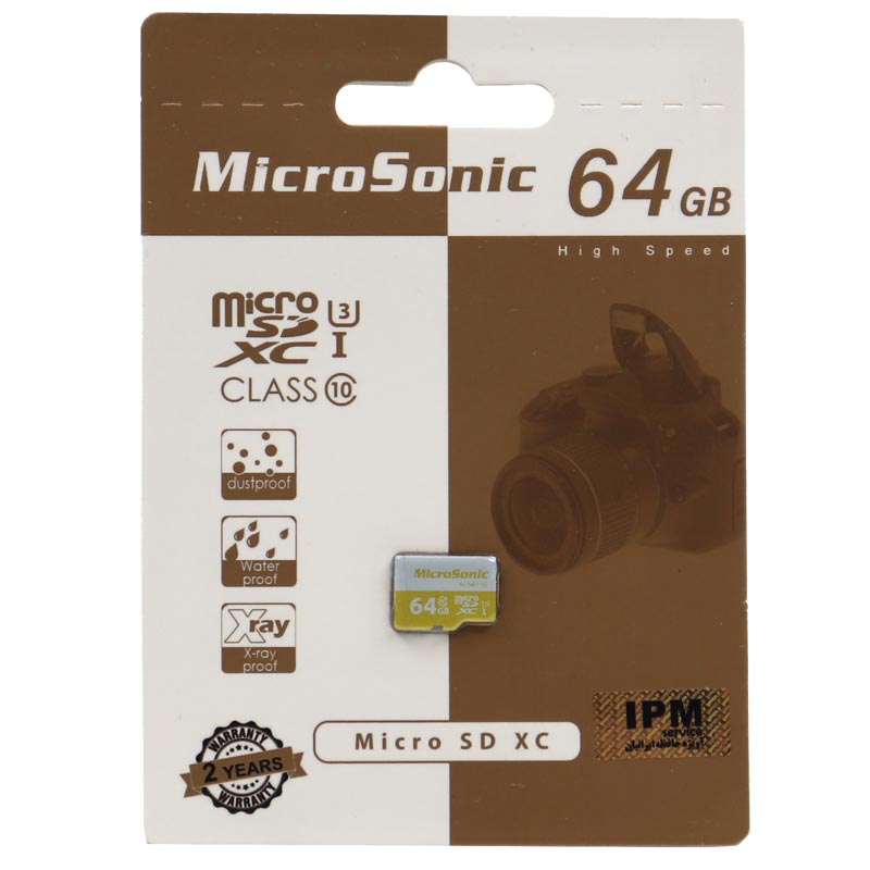 رم میکرو 64 گیگ میکروسونیک MicroSonic U3 C10 90MB/s