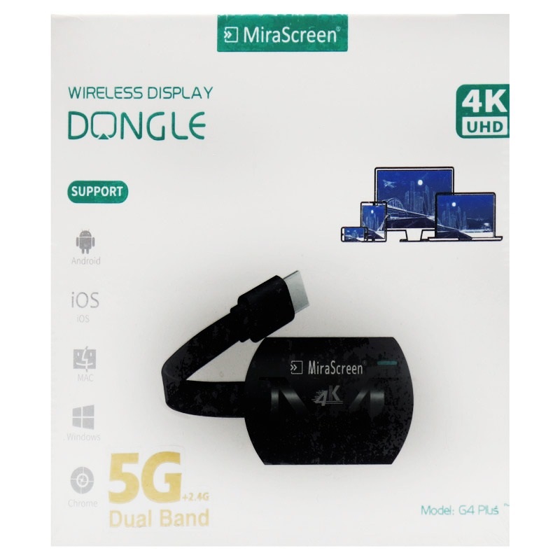 دانگل MiraScreen G4 Plus Wireless 4K HDMI