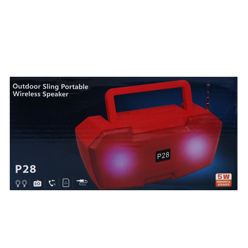 اسپیکر بلوتوثی رم و فلش خور P28