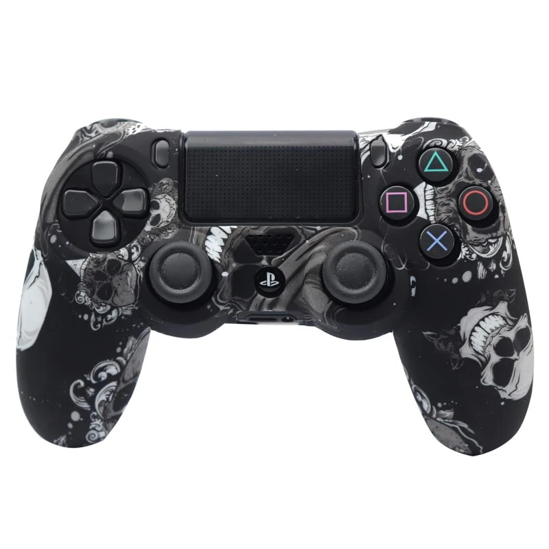 روکش دسته بازی PS4 طرح کله اسکلت مشکی