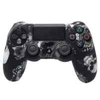 روکش دسته بازی PS4 طرح کله اسکلت مشکی