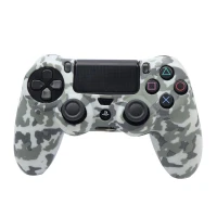 روکش دسته بازی PS4 طرح چریکی سفید خاکستری
