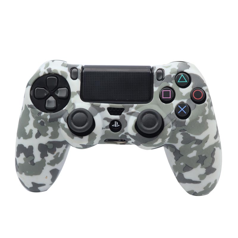 روکش دسته بازی PS4 طرح چریکی سفید خاکستری