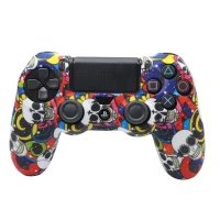 روکش دسته بازی PS4 طرح کله اسکلت رنگی