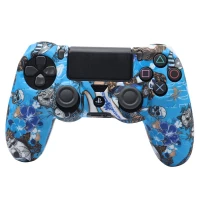 روکش دسته بازی PS4 طرح کله اسکلت و گل