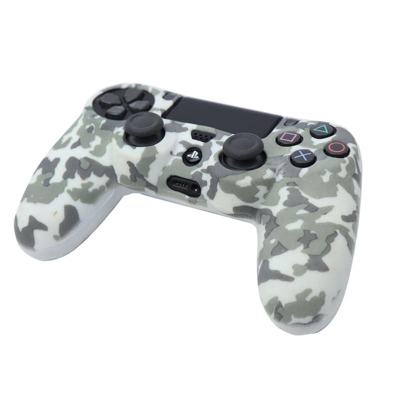 روکش دسته بازی PS4 طرح چریکی سفید خاکستری