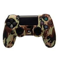 روکش دسته بازی PS4 طرح چریکی مشکی قهوه ای + روکش آنالوگ هدیه