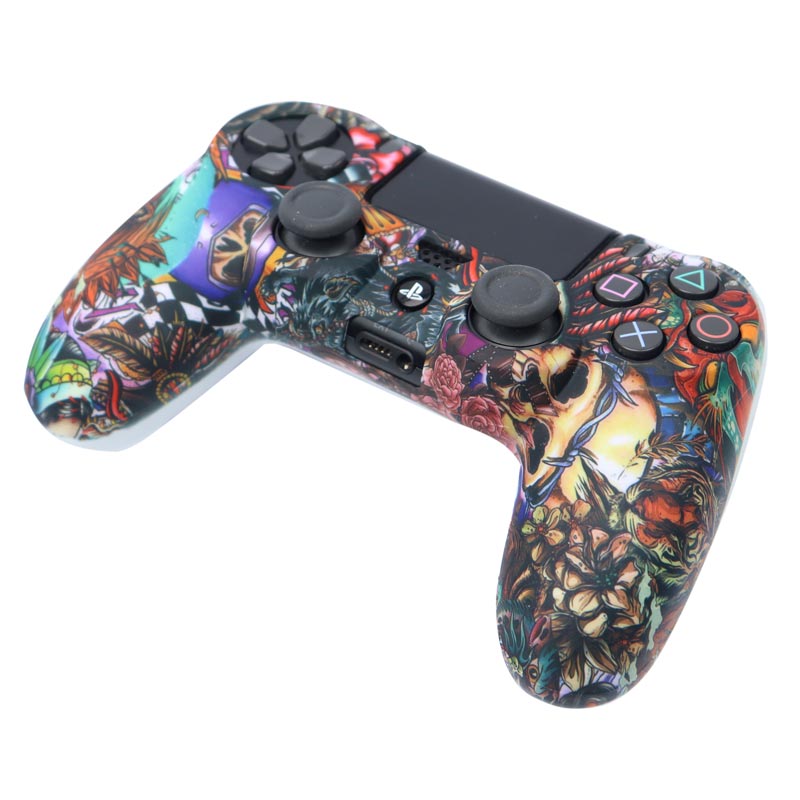 روکش دسته بازی PS4 فانتزی طرح ببر و اسکلت