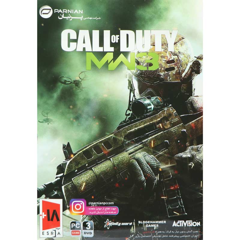 Call OF Duty Modern War 3 PC 3DVD پرنیان