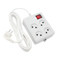 چند راهی 4 خانه پارت الکتریک PE0330 با کابل 5 متری