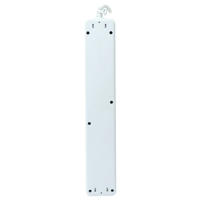 چند راهی 6 خانه ارت دار نیک پارت الکتریک PE986 با کابل 1/8 متری