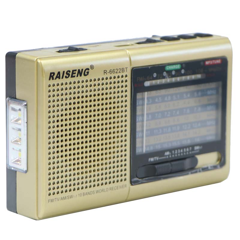 رادیو اسپیکر بلوتوثی رم و فلش خور Raiseng R-6622BT
