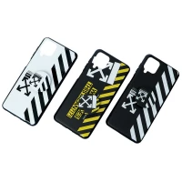 قاب پاپ سوکت دار Off White سامسونگ A12