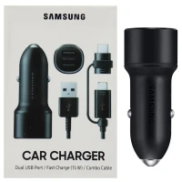 شارژر فندکی Samsung EP-L1100 PD 15W 2A + کابل دو سر