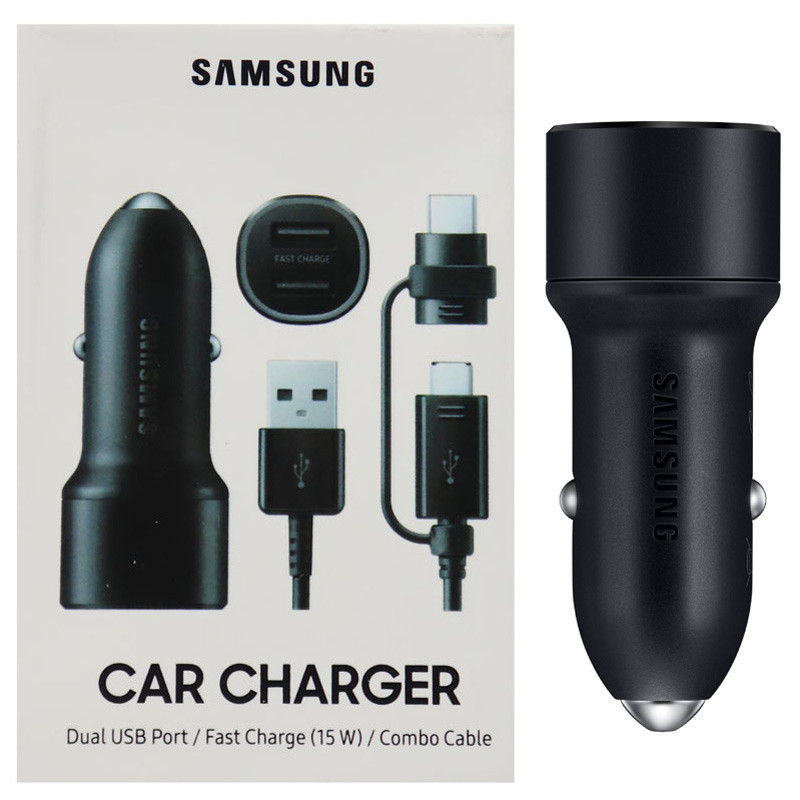 شارژر فندکی Samsung EP-L1100 PD 15W 2A + کابل دو سر