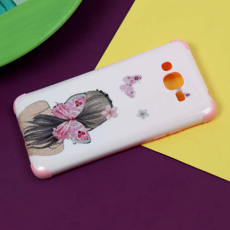 قاب فانتزی برجسته اکلیلی صورتی سامسونگ Galaxy Grand Prime
