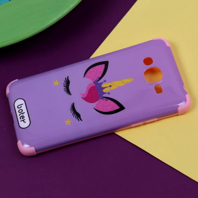 قاب فانتزی برجسته اکلیلی صورتی سامسونگ Galaxy Grand Prime