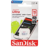 رم میکرو 16 گیگ سندیسک SanDisk Ultra 533X C10 U1 80MB/s