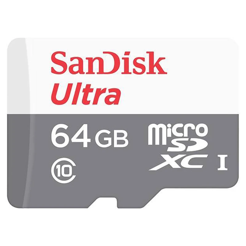 رم میکرو 64 گیگ سن دیسک Sandisk Ultra C10 U1 100MB/s + خشاب