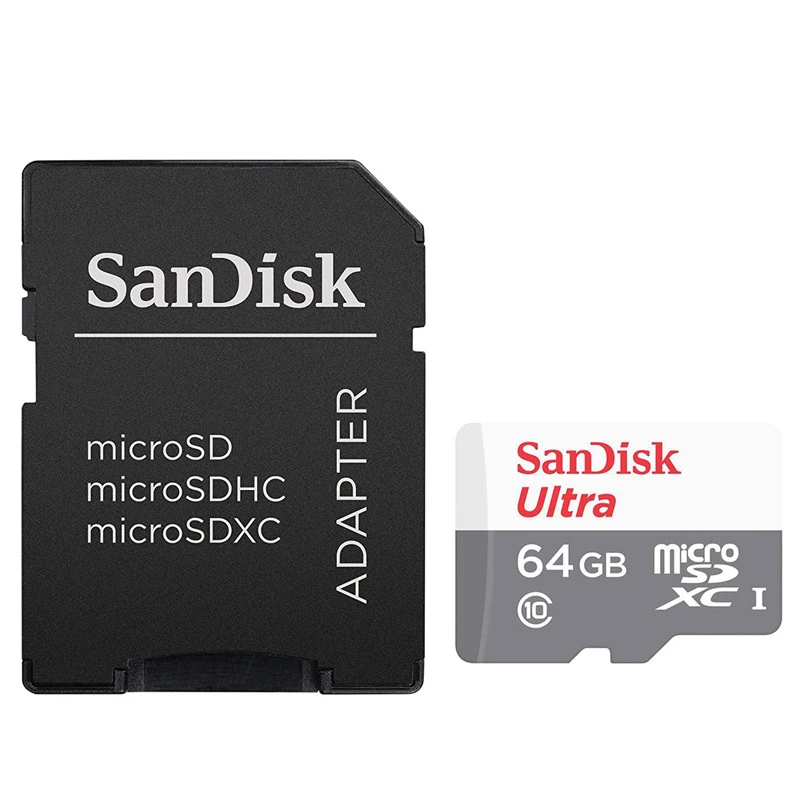 رم میکرو 64 گیگ سن دیسک Sandisk Ultra C10 U1 100MB/s + خشاب