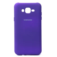 قاب سیلیکونی Samsung J7 بنفش تیره