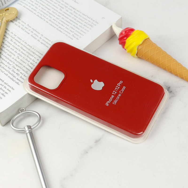 قاب سیلیکونی اصلی زیربسته آیفون iPhone 12 / 12 Pro