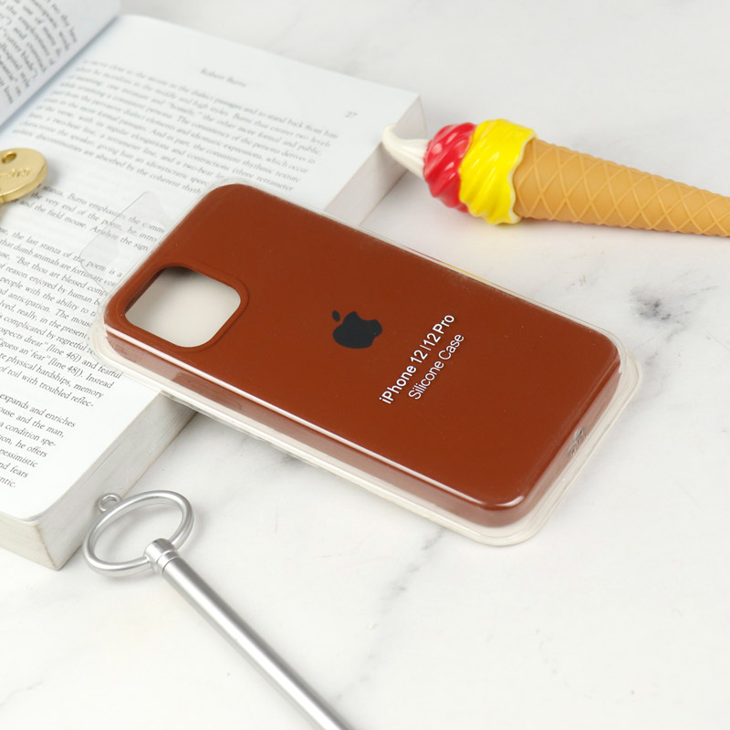 قاب سیلیکونی اصلی زیربسته آیفون iPhone 12 / 12 Pro