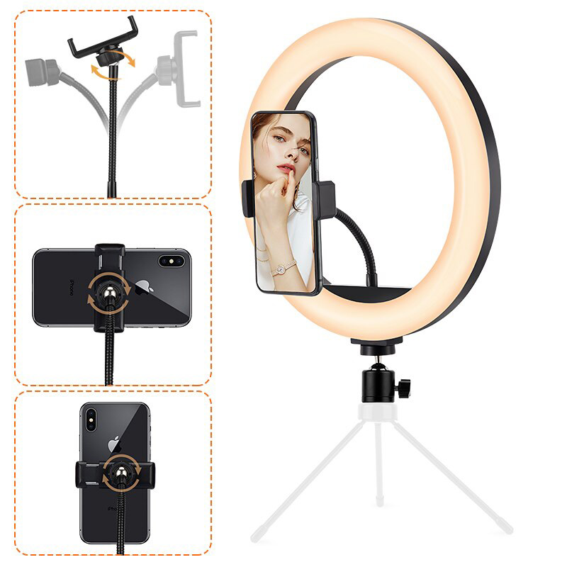 رینگ لایت پایه دار 10 اینچ M-26
