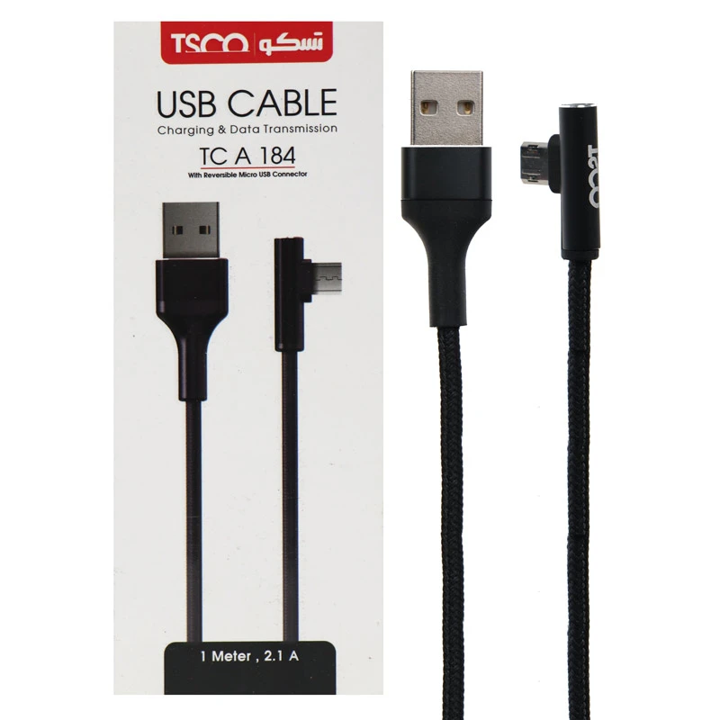 کابل میکرو یو اس بی TSCO TC-A184 1m