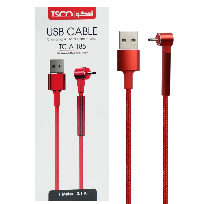 کابل میکرو یو اس بی TSCO TC-A185 1m