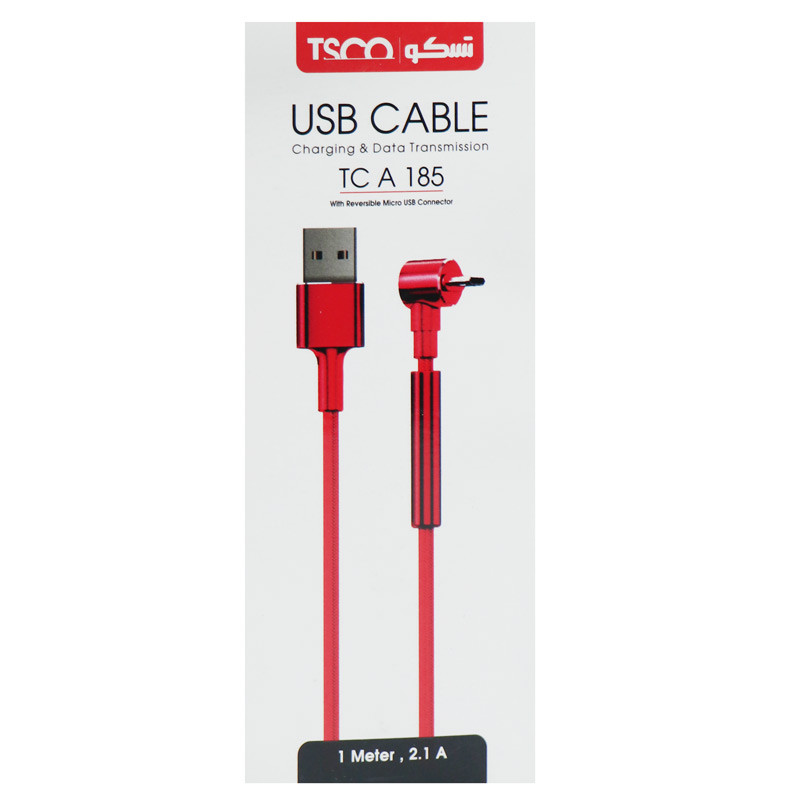 کابل میکرو یو اس بی TSCO TC-A185 1m