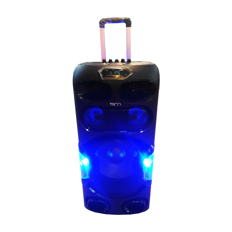 اسپیکر چمدانی بلوتوثی رم و فلش خور TSCO TS-1910 + میکروفن