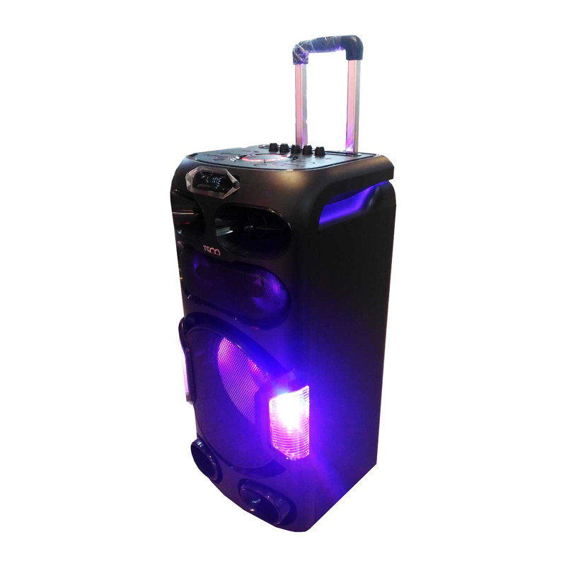 اسپیکر چمدانی بلوتوثی رم و فلش خور TSCO TS-1910 + میکروفن