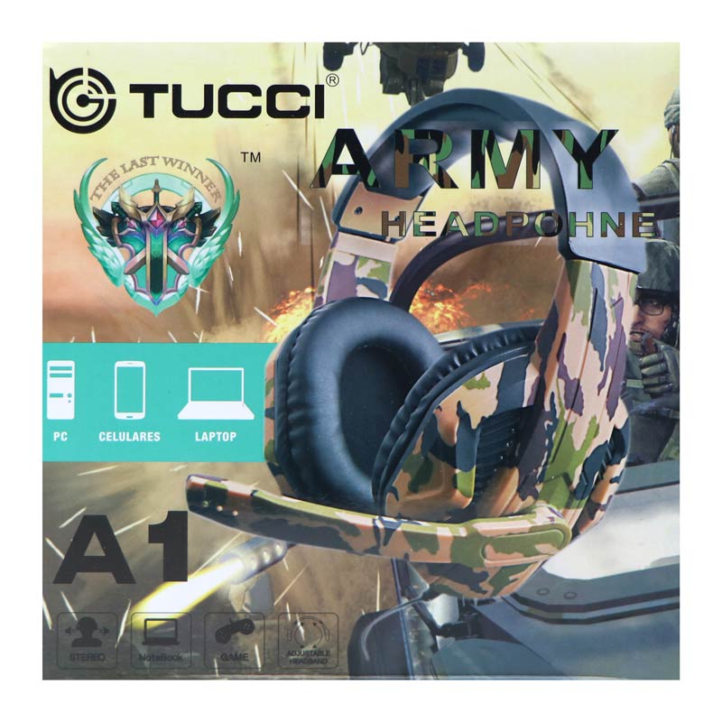 هدست گیمینگ سیم دار TUCCI A1