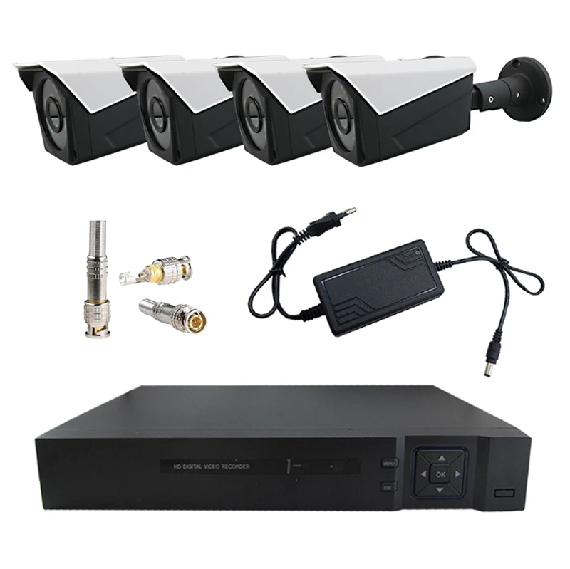 پکیج دوربین مداربسته 4 تایی تراست کم TRUST CAM کد 2