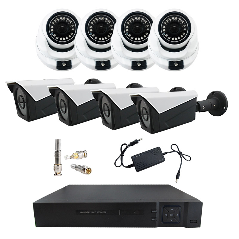 پکیج دوربین مداربسته 8 تایی تراست کم TRUST CAM کد 3