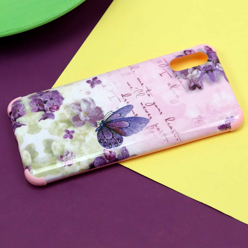 قاب فانتزی برجسته اکلیلی صورتی شیائومی Redmi 9A