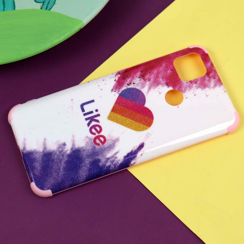 قاب فانتزی برجسته اکلیلی صورتی شیائومی Redmi 9C