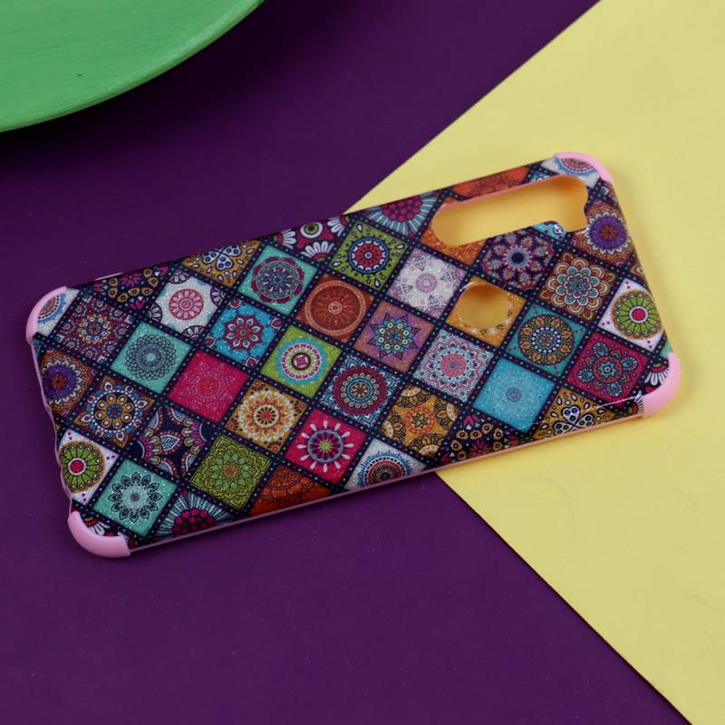 قاب فانتزی برجسته اکلیلی صورتی شیائومی Redmi Note 8