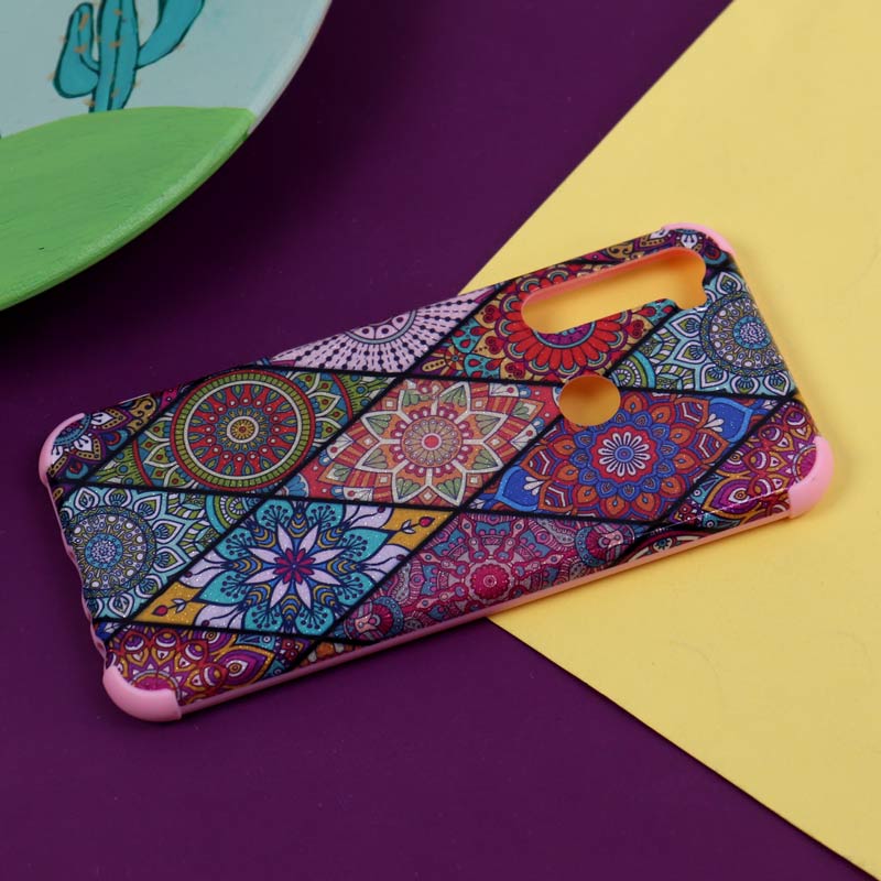 قاب فانتزی برجسته اکلیلی صورتی شیائومی Redmi Note 8