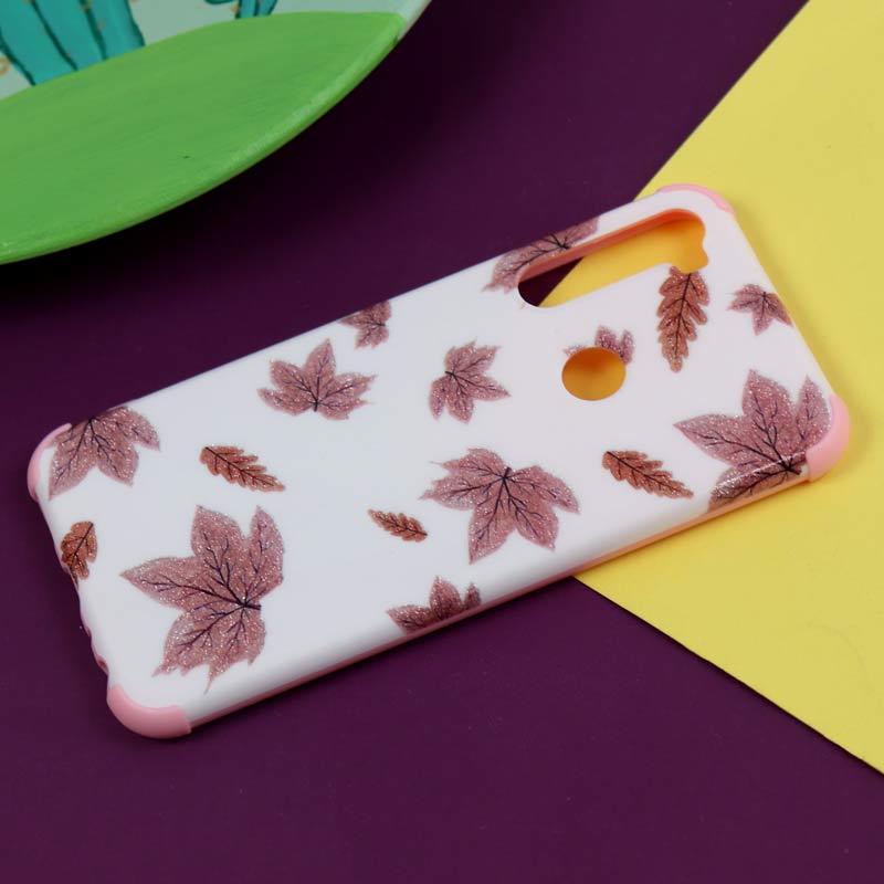 قاب فانتزی برجسته اکلیلی صورتی شیائومی Redmi Note 8