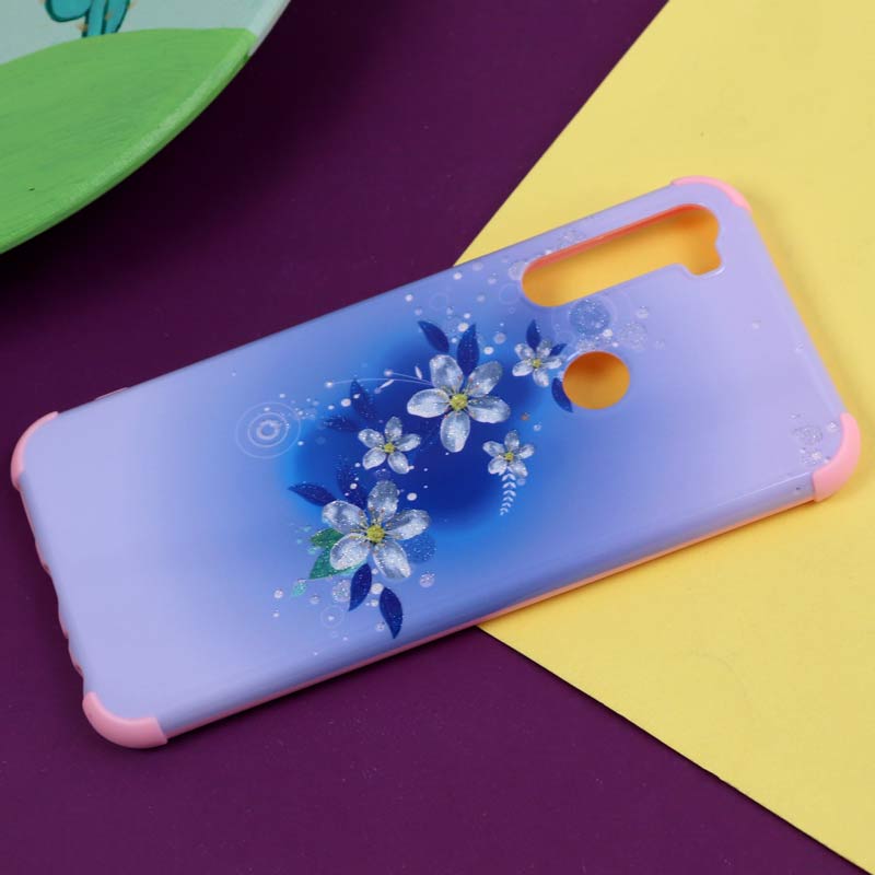 قاب فانتزی برجسته اکلیلی صورتی شیائومی Redmi Note 8