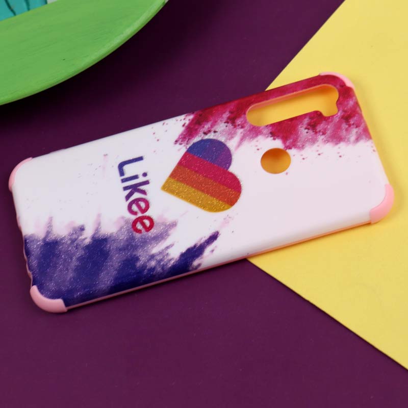 قاب فانتزی برجسته اکلیلی صورتی شیائومی Redmi Note 8